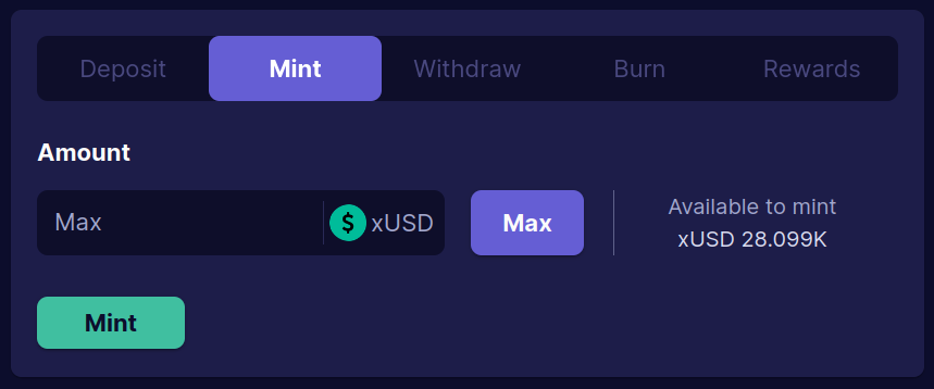 Mint-amount